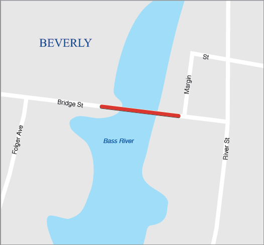 Beverly: Bridge Replacement, B-11-001, Bridge Street over Bass River (Hall-Whitaker Drawbridge) 